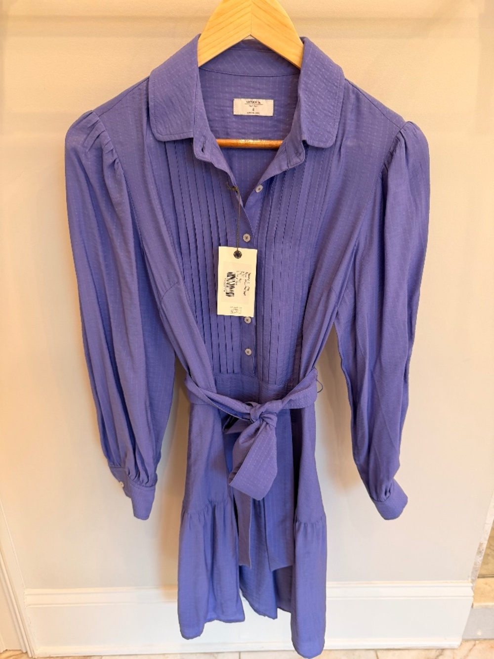 Untuckit Belted Shirt Dress